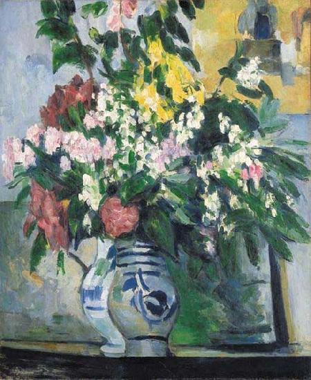 Paul Cezanne Les deux vases de fleurs France oil painting art
